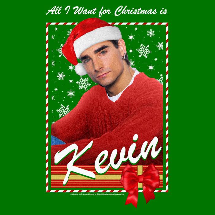 Fifth Sun Men's Backstreet Boys Kevin All I Want For Christmas T-Shirt
