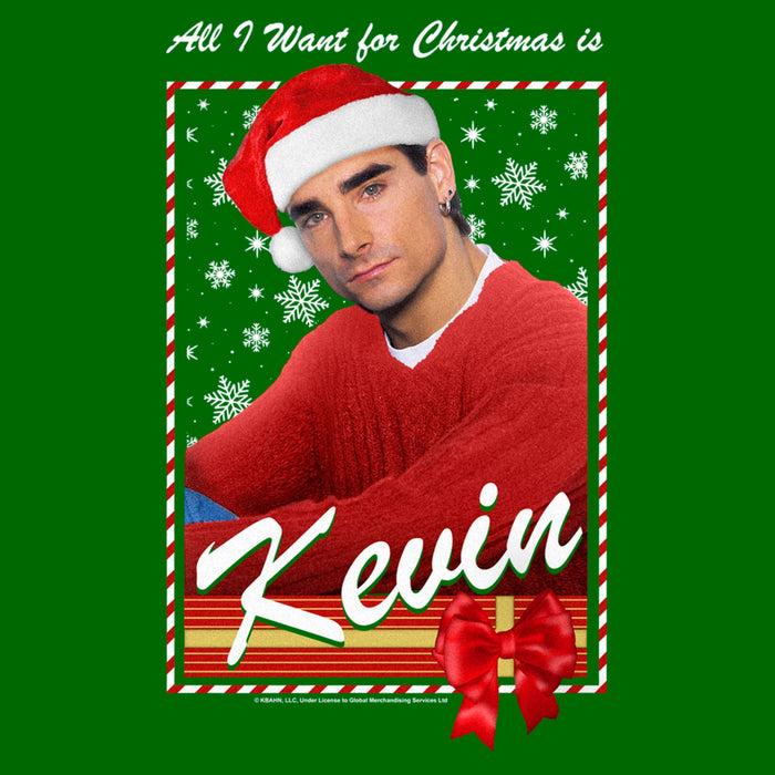 Fifth Sun Men's Backstreet Boys Kevin All I Want For Christmas Sweatshirt