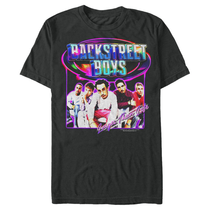 fifth sun Men's Backstreet Boys Larger Than Life T-Shirt