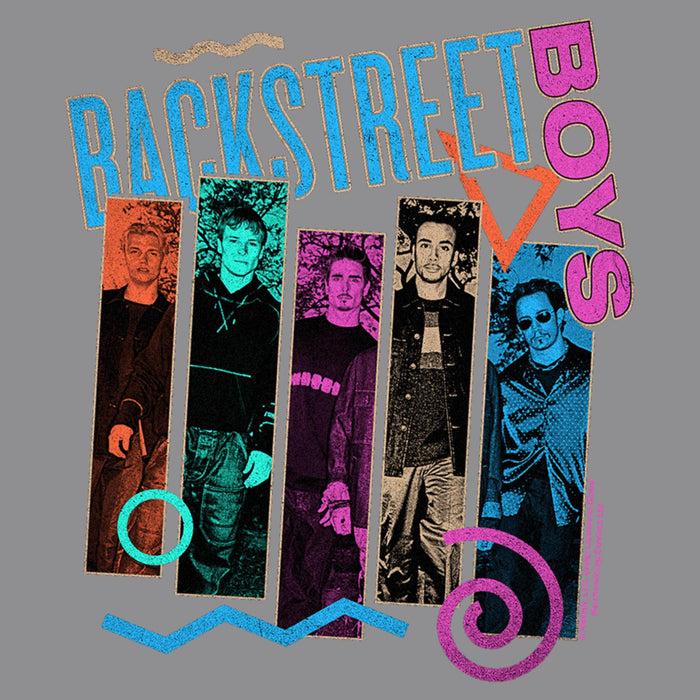 Fifth Sun Men's Backstreet Boys Member Photo Stripes T-Shirt