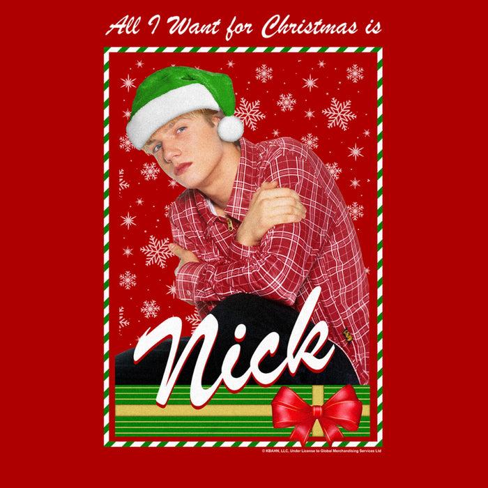Fifth Sun Men's Backstreet Boys Nick All I Want For Christmas T-Shirt