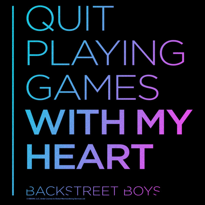 Fifth Sun Men's Backstreet Boys Quit Playing Games With My Heart Sweatshirt