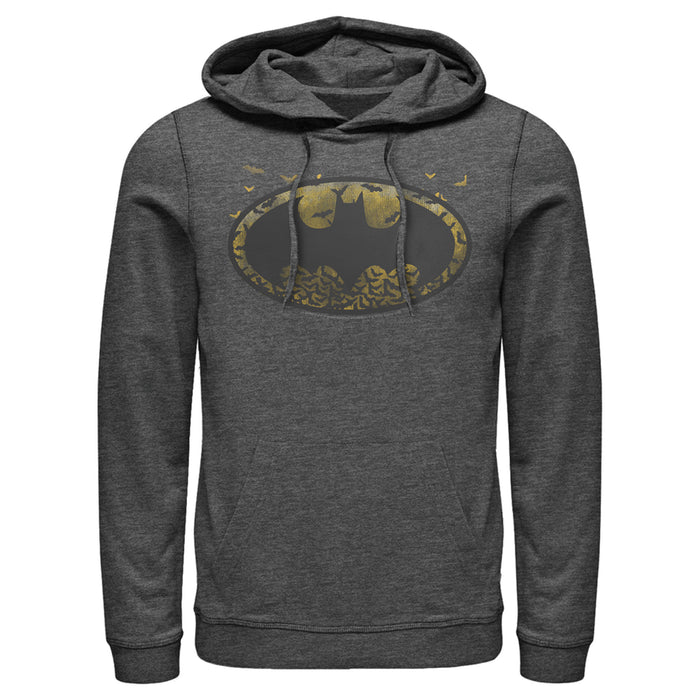 Fifth Sun Men's Batman Bat Colony Logo Pull Over Hoodie