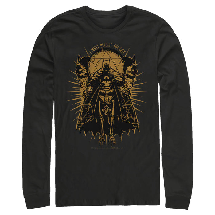 Fifth Sun Men's Batman Become The Bat Long Sleeve Shirt