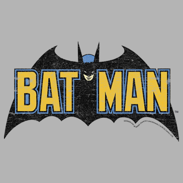 Fifth Sun Men's Batman Caped Crusader Logo Pull Over Hoodie