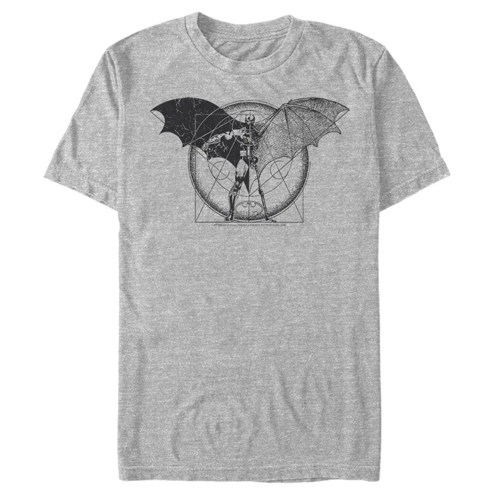 Fifth Sun Men's Batman Caped Crusader Schematics T-Shirt