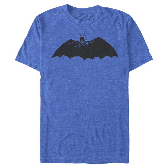 Fifth Sun Men's Batman Caped Crusader Silhouette T-Shirt