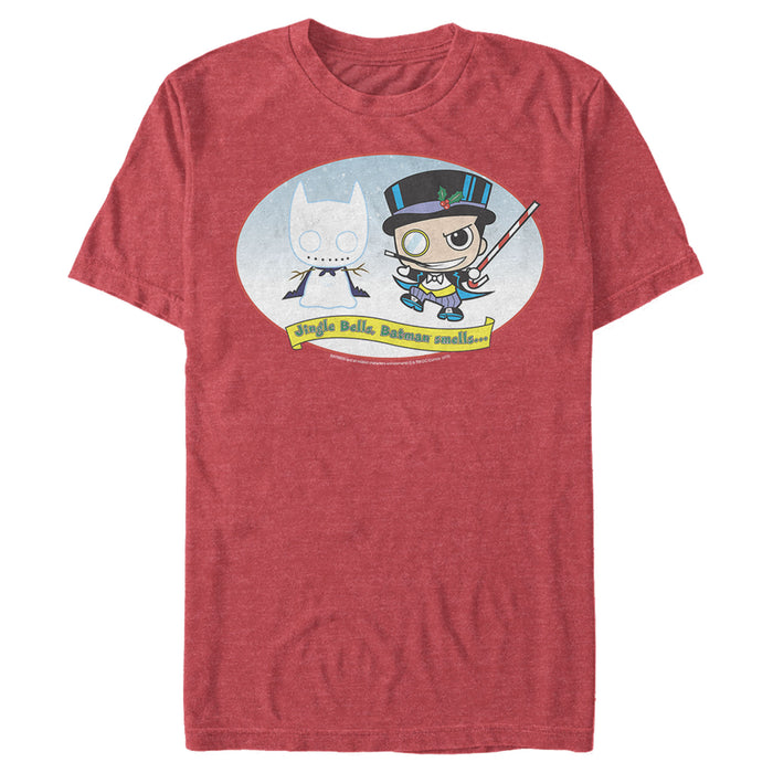 Fifth Sun Men's Batman Christmas Naughty Penguin T-Shirt