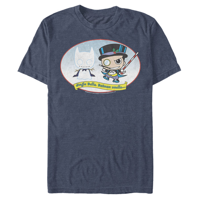 Fifth Sun Men's Batman Christmas Naughty Penguin T-Shirt