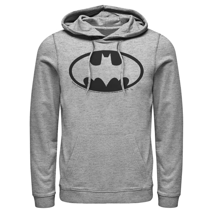 Fifth Sun Men's Batman Dark Night Logo Pull Over Hoodie