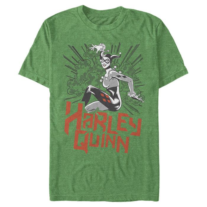 Fifth Sun Men's Batman Harley Quinn Retro Explosion T-Shirt