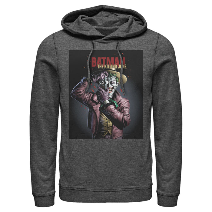 Fifth Sun Men's Batman Joker Camera Poster Pull Over Hoodie