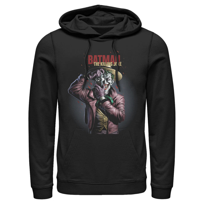 Fifth Sun Men's Batman Joker Camera Poster Pull Over Hoodie
