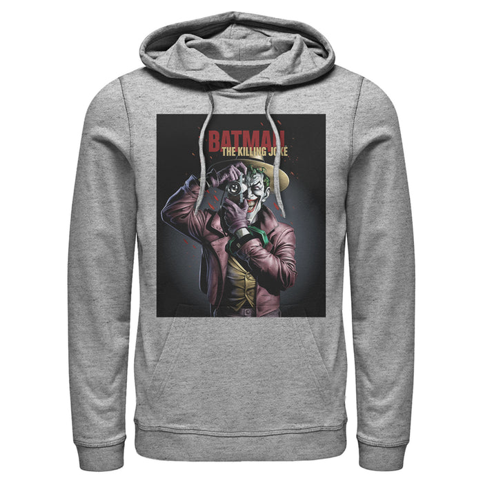 Fifth Sun Men's Batman Joker Camera Poster Pull Over Hoodie