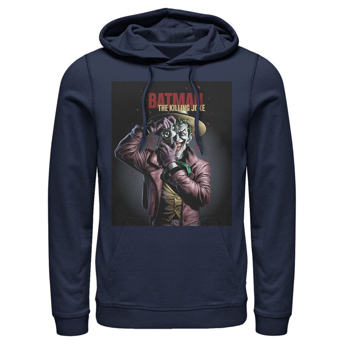 fifth sun Men's Batman Joker Camera Poster Pull Over Hoodie