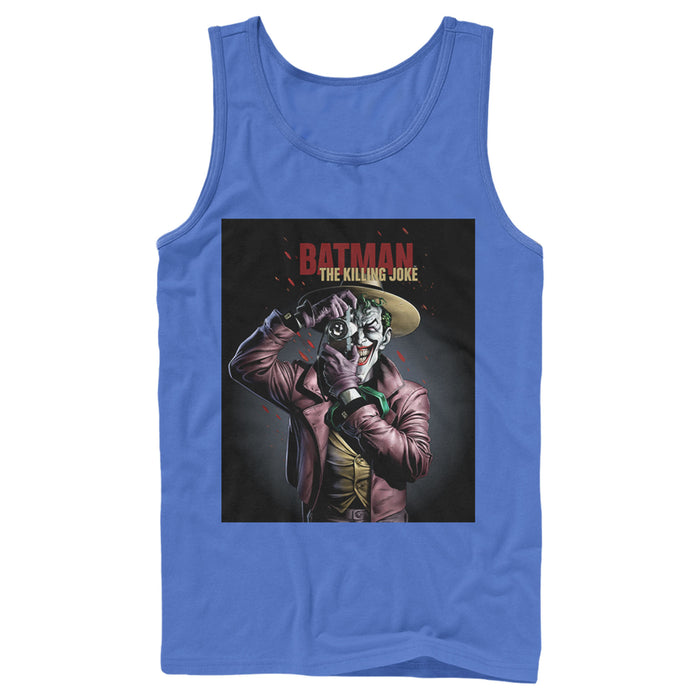 Fifth Sun Men's Batman Joker Camera Poster Tank Top