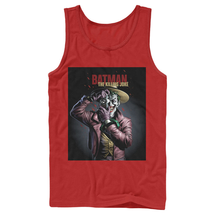 Fifth Sun Men's Batman Joker Camera Poster Tank Top