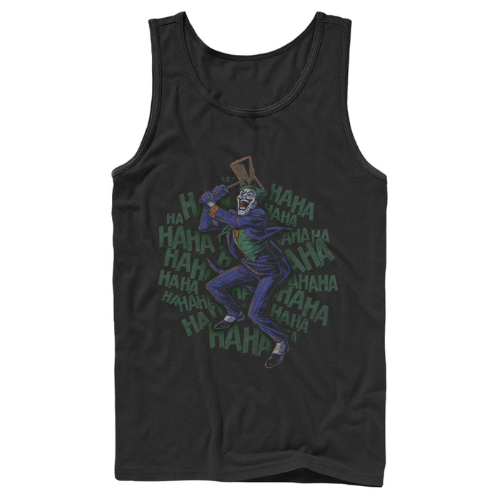 fifth sun Men's Batman Joker Dancing and Laughing Tank Top
