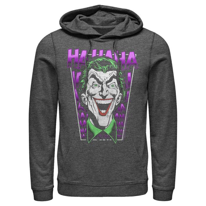 Fifth Sun Men's Batman Joker Ha Ha Frame Pull Over Hoodie