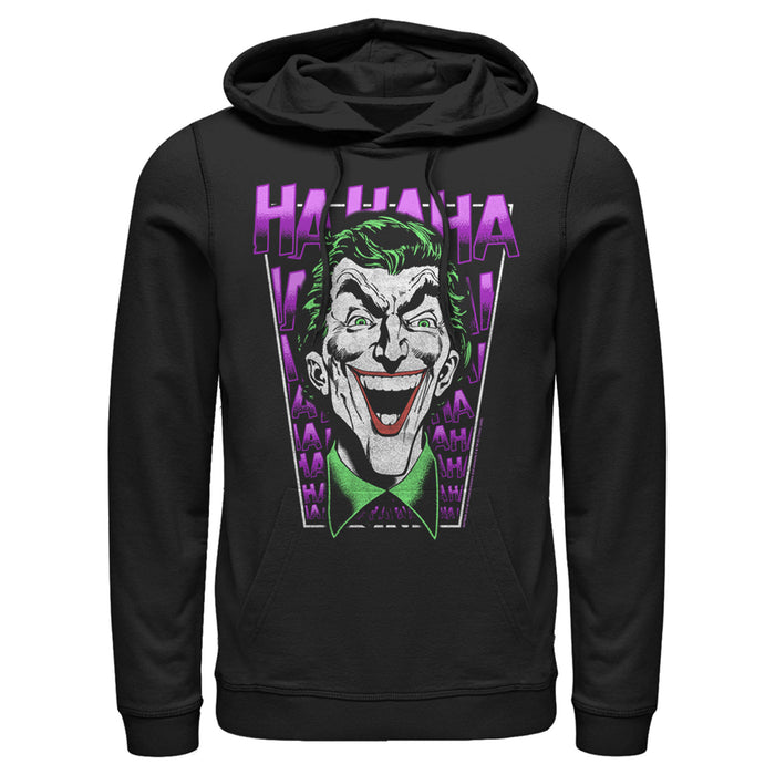 Fifth Sun Men's Batman Joker Ha Ha Frame Pull Over Hoodie