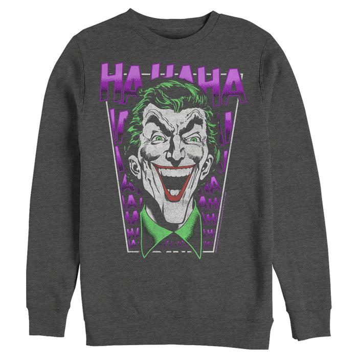 Fifth Sun Men's Batman Joker Ha Ha Frame Sweatshirt