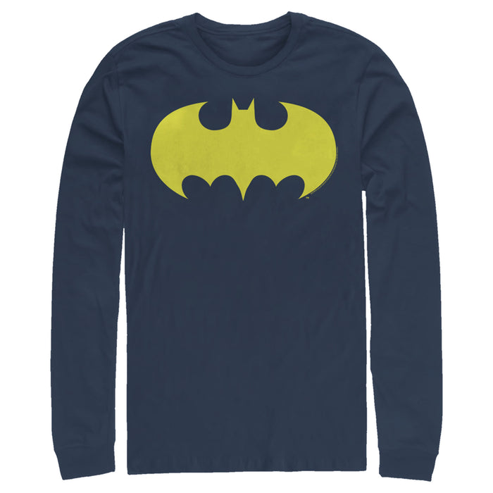 fifth sun Men's Batman Logo Classic Wing Long Sleeve Shirt