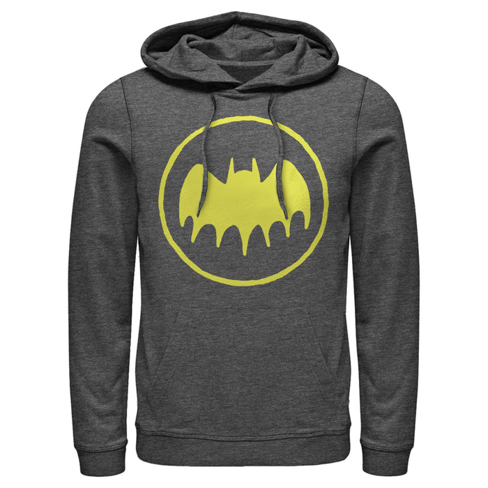 Fifth Sun Men's Batman Logo Cute Cartoon Pull Over Hoodie