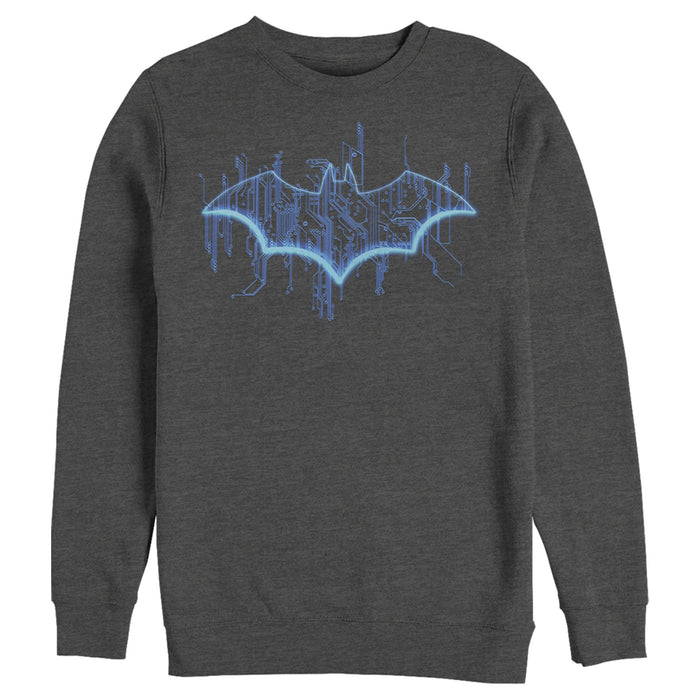 Fifth Sun Men's Batman Logo Digital Wing Sweatshirt