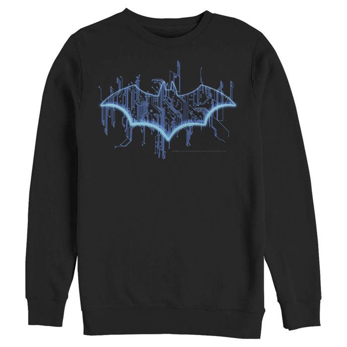 Fifth Sun Men's Batman Logo Digital Wing Sweatshirt