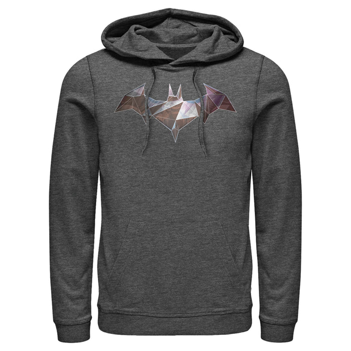 Fifth Sun Men's Batman Logo Geometric Wing Pull Over Hoodie