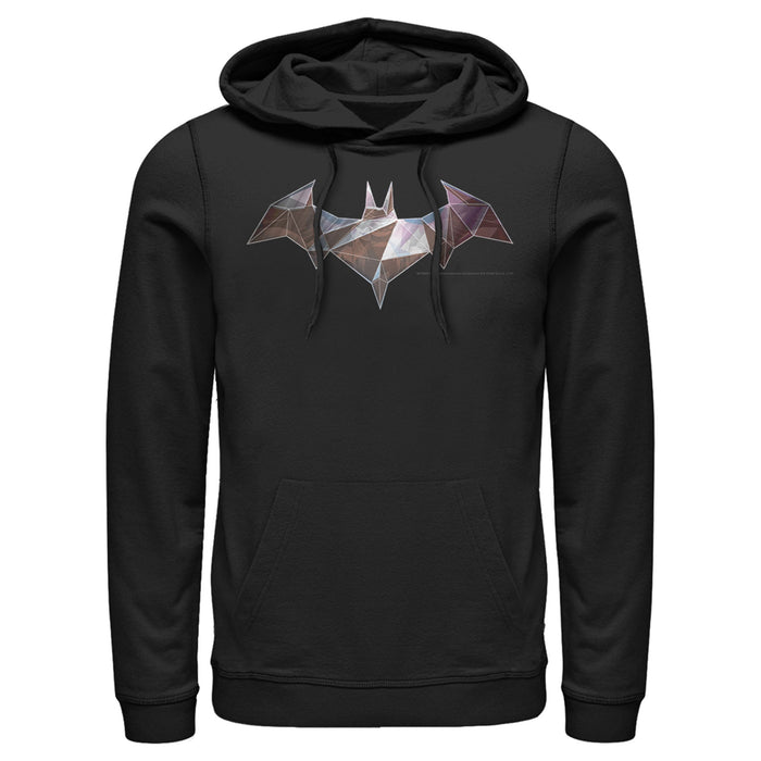 Fifth Sun Men's Batman Logo Geometric Wing Pull Over Hoodie