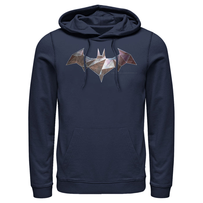 fifth sun Men's Batman Logo Geometric Wing Pull Over Hoodie