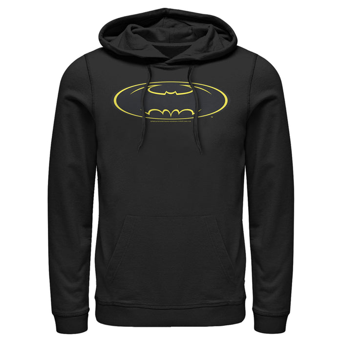 Fifth Sun Men's Batman Logo Modern Wing Pull Over Hoodie