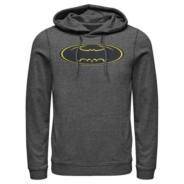 fifth sun Men's Batman Logo Modern Wing Pull Over Hoodie