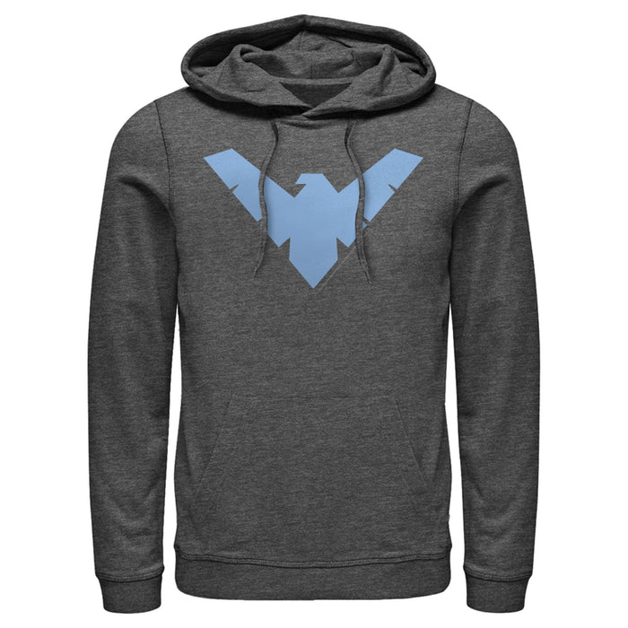 Fifth Sun Men's Batman Nightwing Logo Pull Over Hoodie