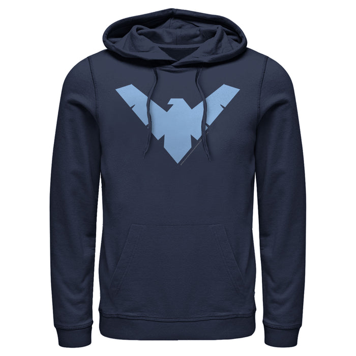 fifth sun Men's Batman Nightwing Logo Pull Over Hoodie