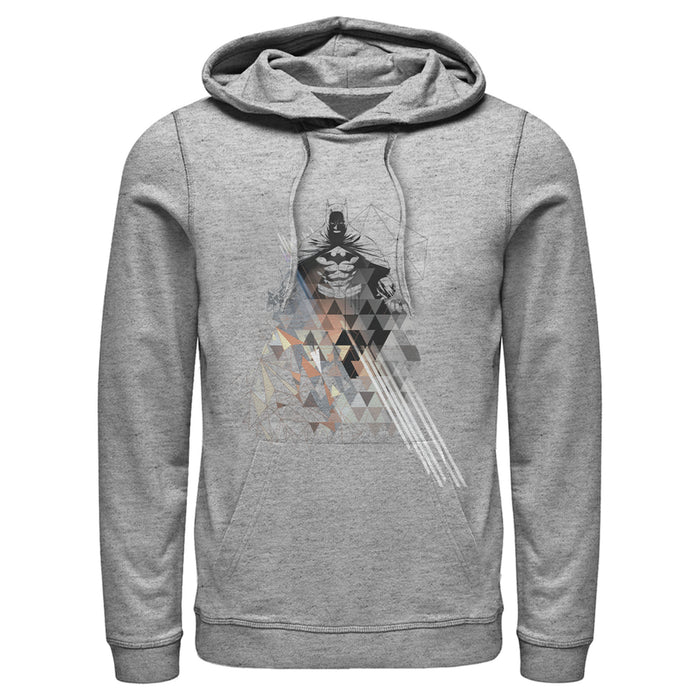 fifth sun Men's Batman Shadow Figure Geometric Pull Over Hoodie