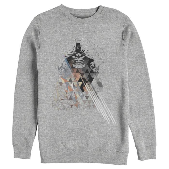 fifth sun Men's Batman Shadow Figure Geometric Sweatshirt
