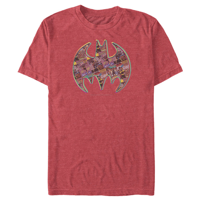 Fifth Sun Men's Batman Shield Logo Comic Panel T-Shirt