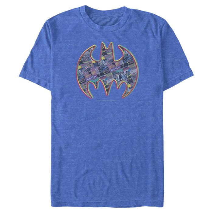Fifth Sun Men's Batman Shield Logo Comic Panel T-Shirt