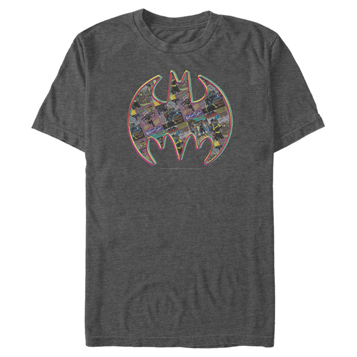 Fifth Sun Men's Batman Shield Logo Comic Panel T-Shirt
