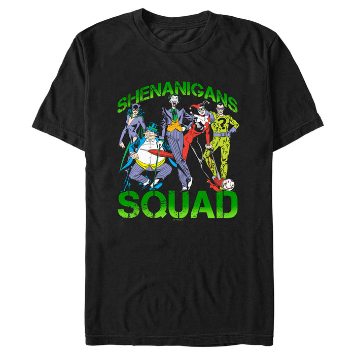fifth sun Men's Batman St. Patrick's Day Shenanigans Squad T-Shirt