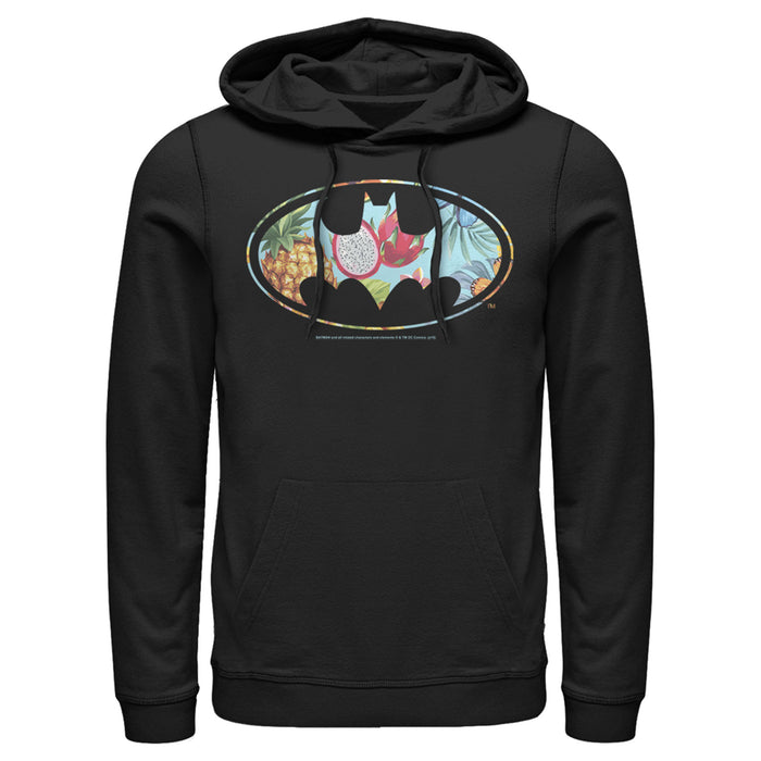 Fifth Sun Men's Batman Tropical Logo Pull Over Hoodie