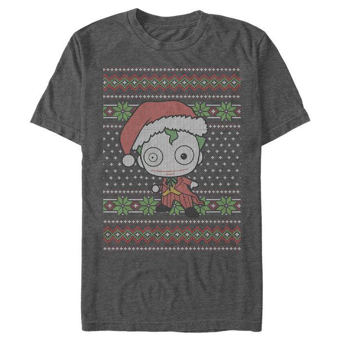 Fifth Sun Men's Batman Ugly Christmas Chibi Joker T-Shirt