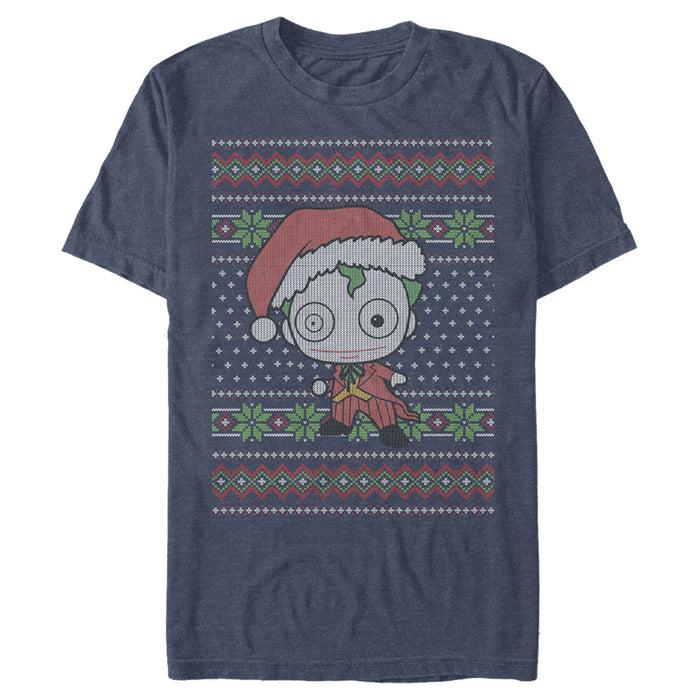 fifth sun Men's Batman Ugly Christmas Chibi Joker T-Shirt