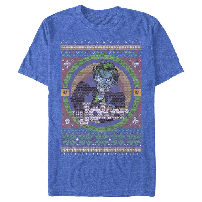 Fifth Sun Men's Batman Ugly Christmas Joker T-Shirt