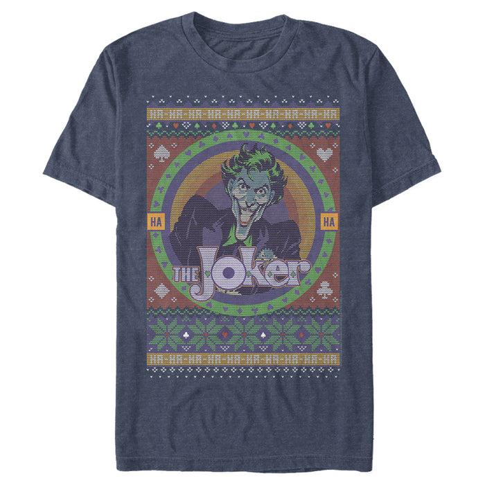 Fifth Sun Men's Batman Ugly Christmas Joker T-Shirt
