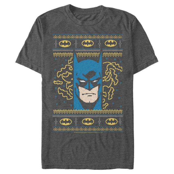 Fifth Sun Men's Batman Ugly Christmas Masked Hero T-Shirt