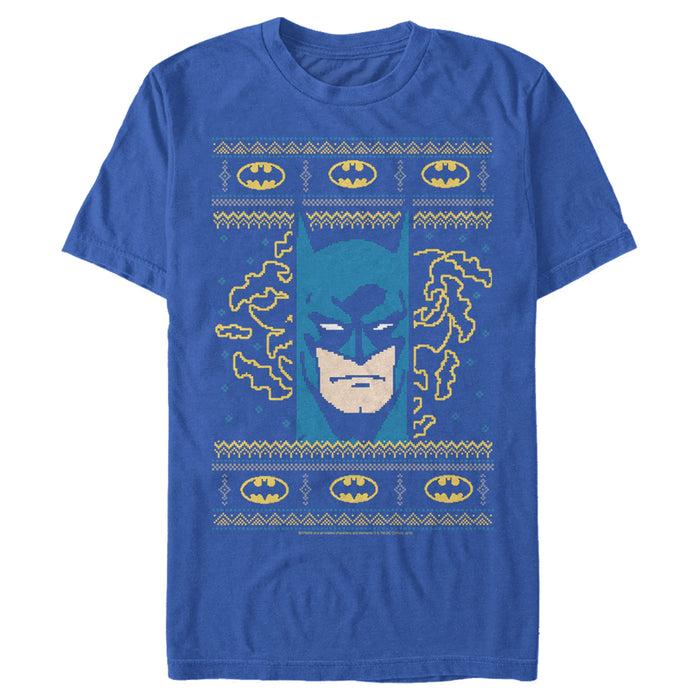 Fifth Sun Men's Batman Ugly Christmas Masked Hero T-Shirt