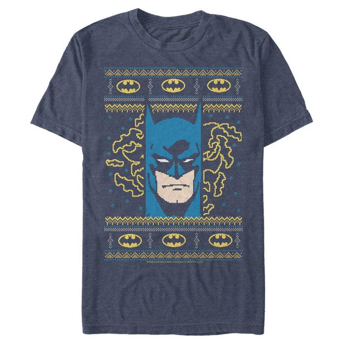 fifth sun Men's Batman Ugly Christmas Masked Hero T-Shirt